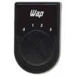 Ventilador Parede WAP Rajada Pro 60cm 5 Pás Preto Bivolt FW00666